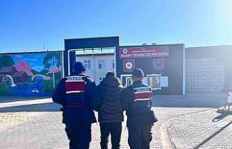 Hapis cezasıyla aranan şahsı jandarma yakaladı