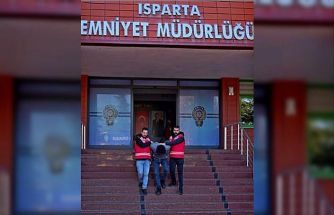 Isparta’da 22 yıl 9 ay hapis cezası bulunan cezaevi firarisi yakalandı
