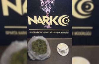 Isparta’da uyuşturucu operasyonunda 2 gözaltı