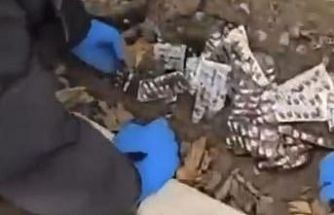 İzmir’de bahçeden 9 bin uyuşturucu hap çıktı