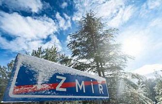 İzmir’in yüksek kesimlerinde karla mücadele