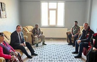 Kağızman’da şehit ve gazi aileleri ziyaret edildi