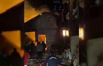 Kahramanmaraş’ta ahır ve garajda çıkan yangın söndürüldü
