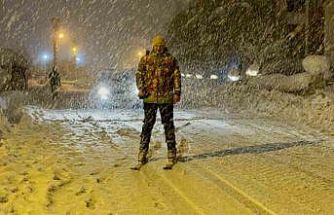 Karabük’te kar çilesi ve eğlence bir arada
