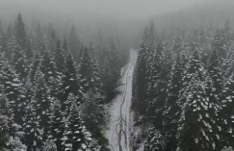 Karabük’ün yüksek kesimleri beyaza büründü
