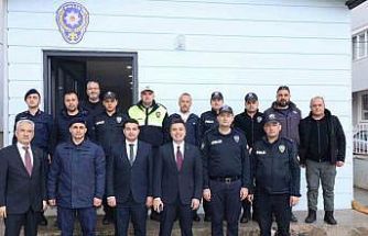 Karacasu’da tayini çıkan savcı ve mal müdürü onuruna veda yemeği