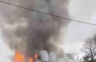 Kastamonu’da 2 katlı ev alev alev yandı