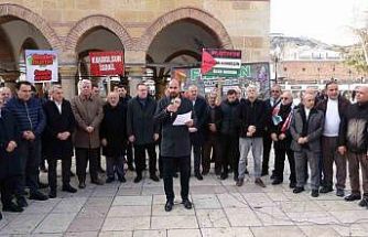 Kastamonu’da vatandaşlar Filistin için ses yükseltti
