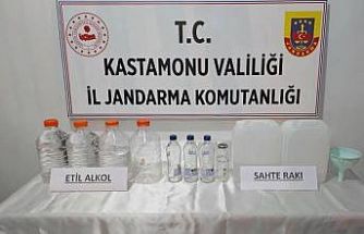 Kastamonu’da yılbaşı öncesi kaçak alkol operasyonu