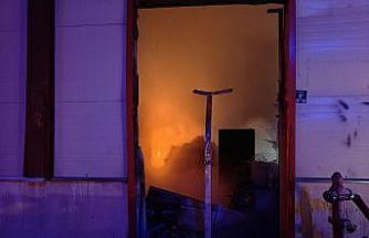 Kayseri’de masa sandalye atölyesinde yangın