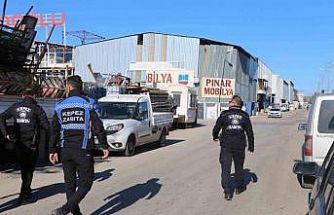 Kepez Zabıtası’ndan Hurdacılar Sitesi’ne denetim