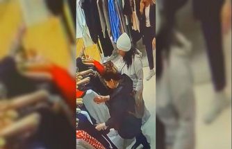 Kılıktıktan kılığa giren cep telefonu hırsızı kadın kamerada