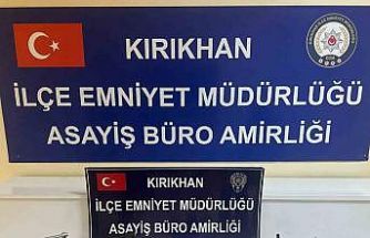 Kırıkhan’da asayiş operasyonu; 2 gözaltı