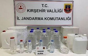 Kırşehir’de kaçak alkol operasyonu: 62 litre kaçak alkol ele geçirildi
