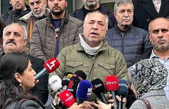 Kocaeli’deki fabrika yangınında ölenlerin yakınlarından SGK önünde açıklama