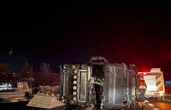 Konya’da otomobil tır ile çarpıştı: 1 yaralı