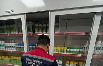 Köşk’te bitki koruma ürünü satış yerlerine denetim yapıldı
