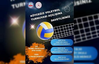 Köyceğiz’de ödüllü Voleybol Turnuvası düzenlendi