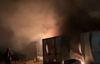 Küllükte unutulan sigara yangına neden oldu