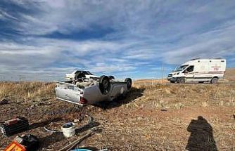 Kulu’da belediye aracı takla attı, 3 personel yaralandı