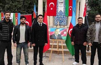 Kütahya’da Haydar Aliyev’in anısına resim sergisi