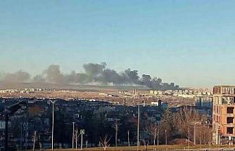 Kütahya’da şantiye yangını