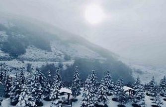 Ladik Akdağ beyaz gelinliğini giydi