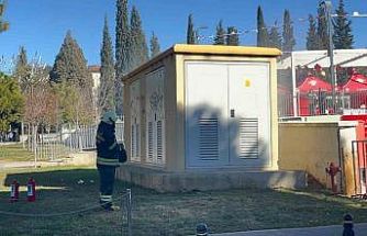 Menteşe’de elektrik trafosunda yangın paniği