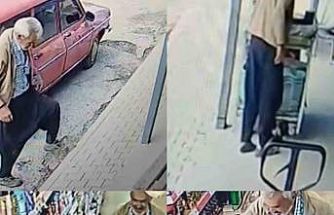 Mersin’de içleri ısıtan görüntü: Çamurlu ayakkabısını çıkardı, çorapla markette alışveriş yaptı