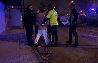 Motosiklet sürücüsü hem ehliyetsiz hem alkollü çıktı