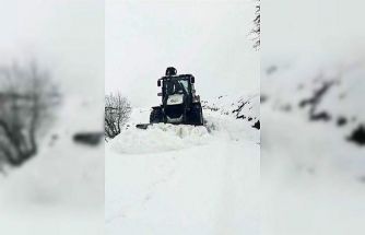 Muş’ta kar ve tipi nedeniyle kapanan 26 yerleşim yeri ulaşıma açıldı