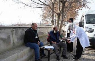 Muş’ta köy köy mobil sağlık taraması