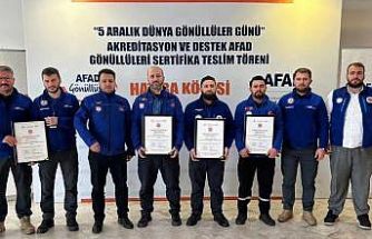 Nazilli Müftülüğü Arama Kurtarma Ekibi sertifikasını aldı