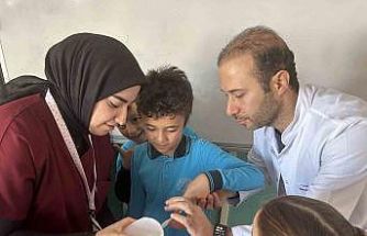 OMÜ’den minik kalplere sağlık dokunuşu