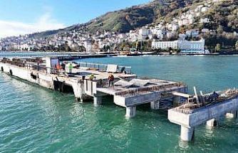 Ordu rıhtımı 410 metreye uzatılıyor: Çalışmaların ardından kruvaziyer gemilerinin gelmesi bekleniyor