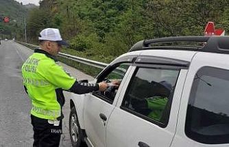 Ordu’da bir haftada 13 binden fazla araç ve sürücüsü denetlendi