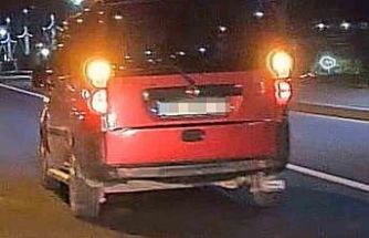 Ordu’da trafiği tehlikeye düşüren sürücüye 14 bin TL ceza