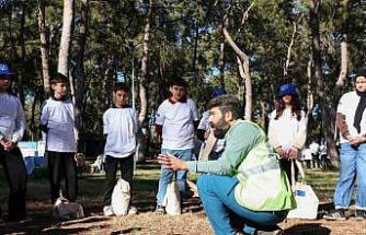 Orman ekosisteminde atıkların tehlikesi uygulamalı gösterildi