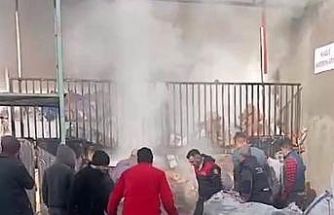 Osmaniye’de geri dönüşüm tesisinde yangın korkuttu