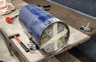 Oto gaz tüplerine gizlenen 70 kilo esrar yakalandı