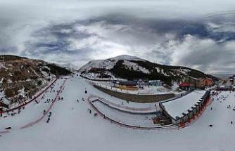 Palandöken’de kar keyfi