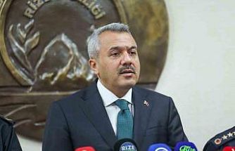 Rize Valisi Baydaş 1 yıllık asayiş bilançosunu açıkladı