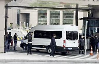 Sadettin Saran, Adli Tıp Kurumundaki işlemlerin ardından adliyeye getirildi