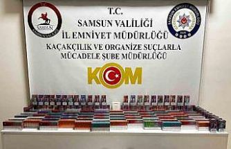 Samsun’da kaçak tütün ve elektronik sigara ürünleri ele geçirildi