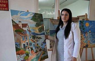 Sanatla yaralarını sardı: Selda Güneş resimle hayata yeniden tutundu