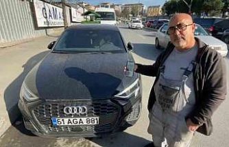 Sanayi ustası aracının başkası tarafından satışa çıkarıldığını görünce şoke oldu