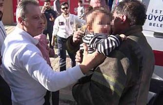 Sancaktepe’de asansör yangını: Anne-çocuk ve 2 itfaiye eri dumandan etkilendi