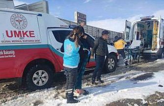 Şanlıurfa’da karlı yollarda doğum seferberliği