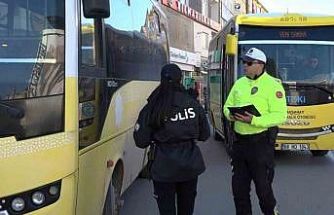 Şehir içi ulaşım minibüsleri aralıksız denetleniyor