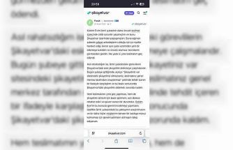 Şikayetini yazınca "Şikayetini silmezsen, paranı alamazsın" cevabını aldı
